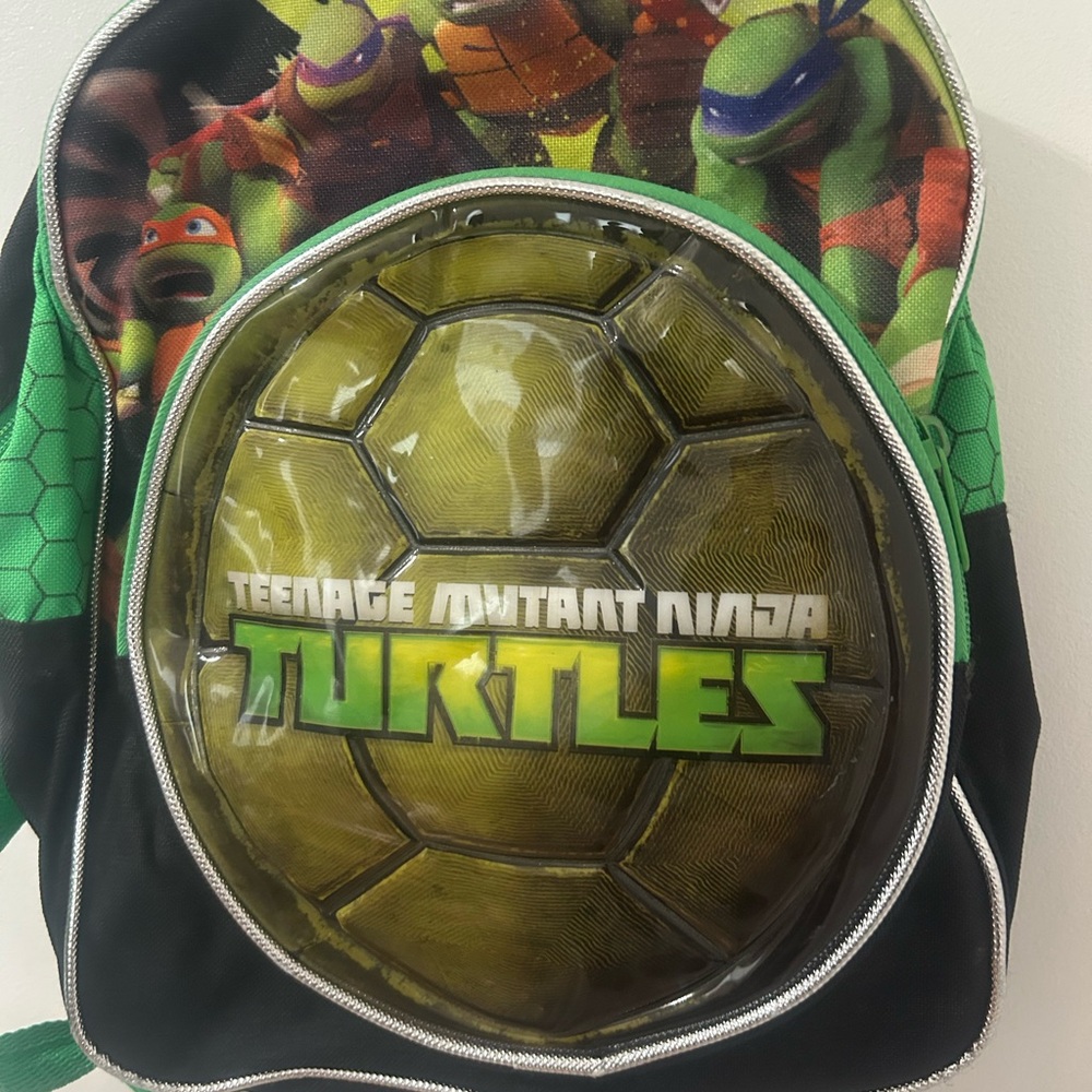 Teenage Mutant Ninja Turtles Kids Backpack - Green and Black